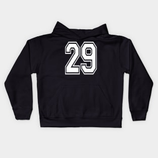 Number 29 Sports Player Number Kids Hoodie